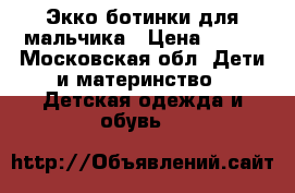 Экко ботинки для мальчика › Цена ­ 700 - Московская обл. Дети и материнство » Детская одежда и обувь   